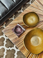 Large Gold Finish Bowl | Estrella