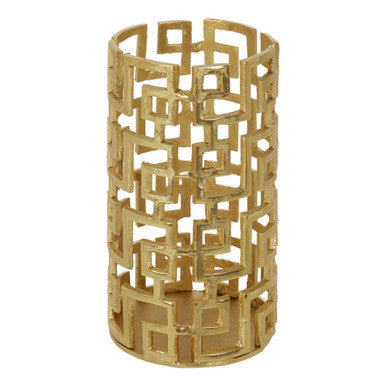 Small Gold Finish Candle Holder | Delphi