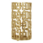 Small Gold Finish Candle Holder | Delphi