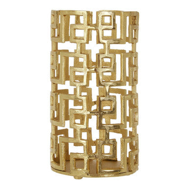 Small Gold Finish Candle Holder | Delphi