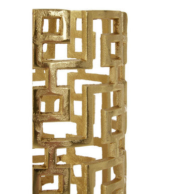 Small Gold Finish Candle Holder | Delphi