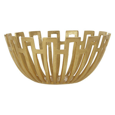 Large Gold Finish Bowl | Delphi