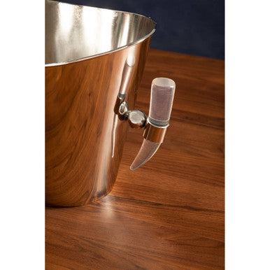 Herne Acrylic Horn Handle Wine Cooler | Mixology