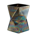 Large Oil Slick Glass Candle Holder | Rambia