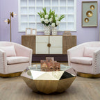 Set of 3 Pink Glass Candle Holders | Rambia