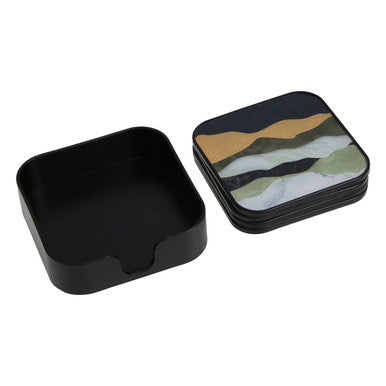 Set of Four Square Coasters | Celina