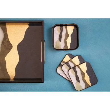 Set of Four Square Coasters | Celina