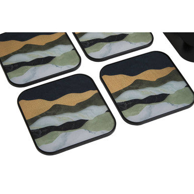 Set of Four Square Coasters | Celina