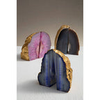 Grey and Gold Bookends | Bowerbird Agata