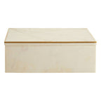 Large White Marble Trinket Box | Sena