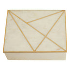 Large White Marble Trinket Box | Sena