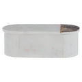 White Marble and Paua Shell Trinket Box | Marella
