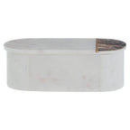 White Marble and Paua Shell Trinket Box | Marella