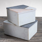 Small Square Marble Trinket Box | Kira