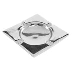 Nickel Finish Square Ashtray | Churchill