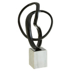 Black Nickel Finish Knot Sculpture | Mirano