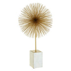 Gold Finish Starburst Sculpture | Mirano