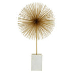 Gold Finish Starburst Sculpture | Mirano