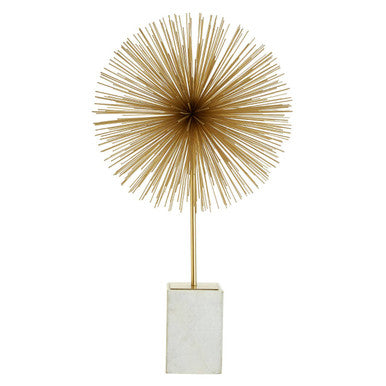Gold Finish Starburst Sculpture | Mirano