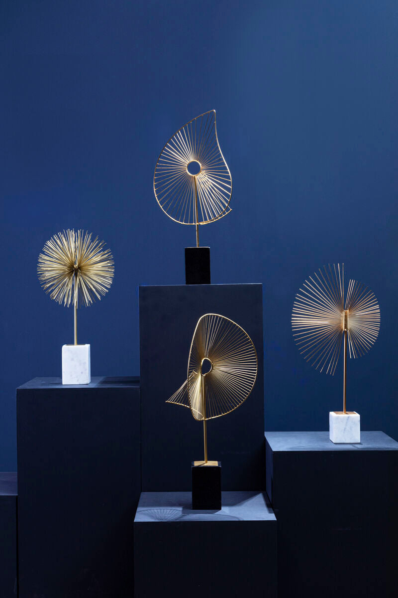 Gold Finish Starburst Sculpture | Mirano