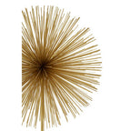Gold Finish Starburst Sculpture | Mirano