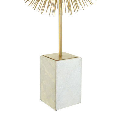Gold Finish Starburst Sculpture | Mirano