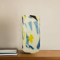 Large Abstract Design Glass Vase | Carra