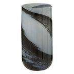 Large Grey and Black Brushstroke Vase | Carra