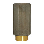 Large Grey and Gold Vase | Cleo