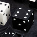 Black and White Dice Box with 5 Dice | Churchill Games