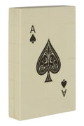 Cream Two Section Card Box with Playing Cards | Churchill Games