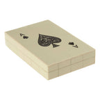 Cream Two Section Card Box with Playing Cards | Churchill Games