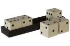 White and Black 5 Dice Set | Churchill Games