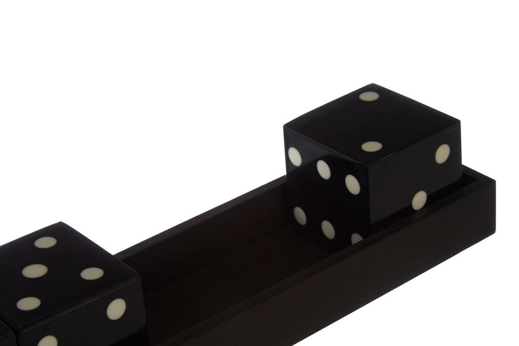 Black and White 5 Dice Set | Churchill Games