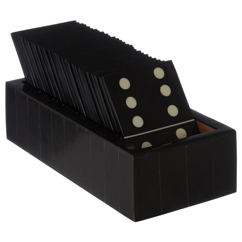 Black Domino Set with Black Dominoes | Churchill Games