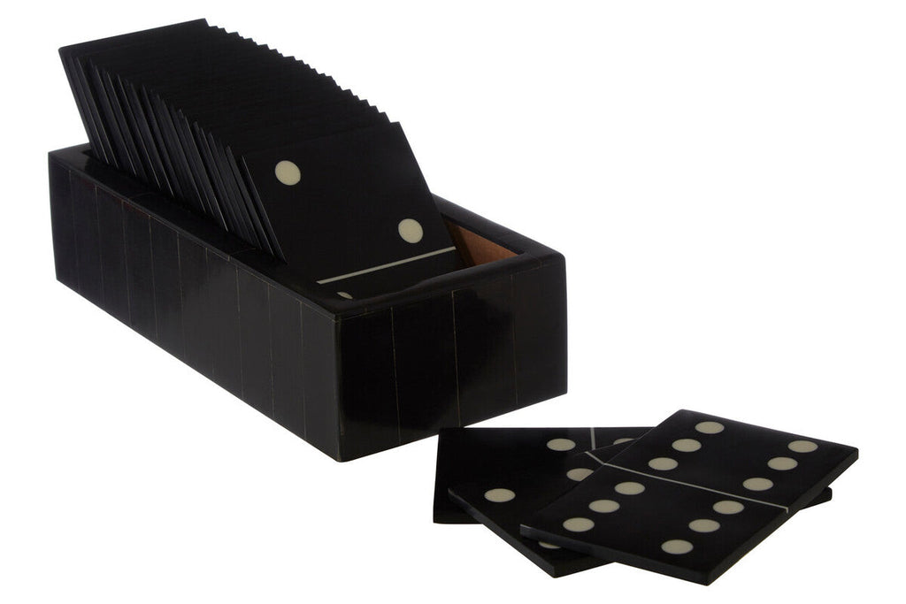 Black Domino Set with Black Dominoes | Churchill Games