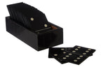 Black Domino Set with Black Dominoes | Churchill Games