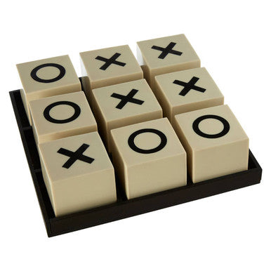 Large White and Black Noughts & Crosses Game | Churchill Games