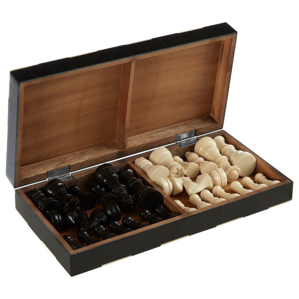 Black and White Foldable Chess Set | Churchill Games