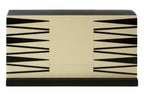 Black and White Foldable Backgammon Set | Churchill Games