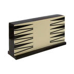 Black and White Foldable Backgammon Set | Churchill Games