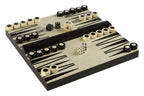 Black and White Foldable Backgammon Set | Churchill Games