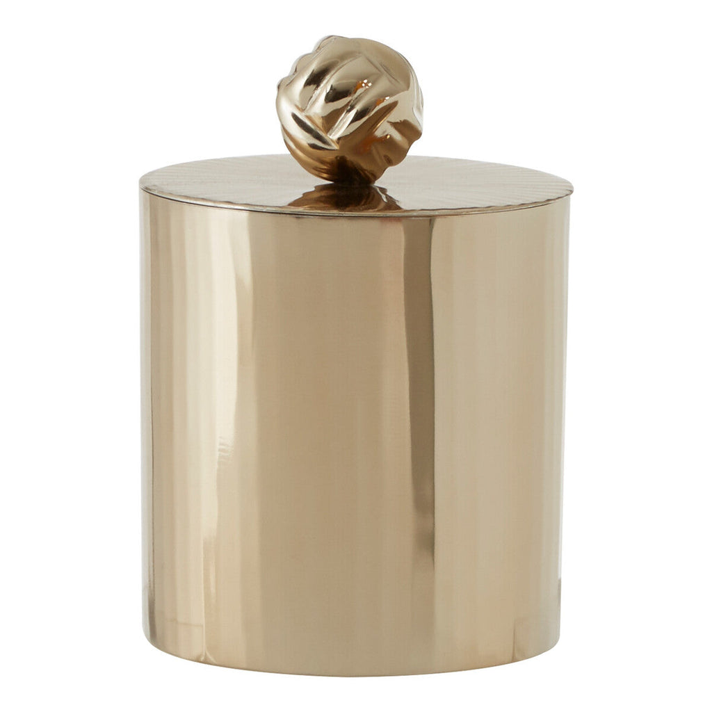 Vertical Textured Metallic Gold Finish Small Trinket Box | Amreli