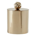 Vertical Textured Metallic Gold Finish Small Trinket Box | Amreli