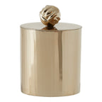 Vertical Textured Metallic Gold Finish Small Trinket Box | Amreli