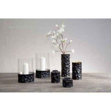 Black and Gold Small Vase | Akola