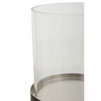Black and Gold Small Hurricane Candle Holder | Akola