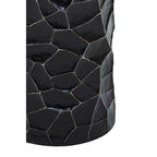 Black and Gold Large Floor Standing Hurricane Candle Holder | Akola