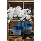 Small Blue Sand Effect Vase | Chiara