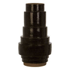 Black Earthenware Vase | Kaga